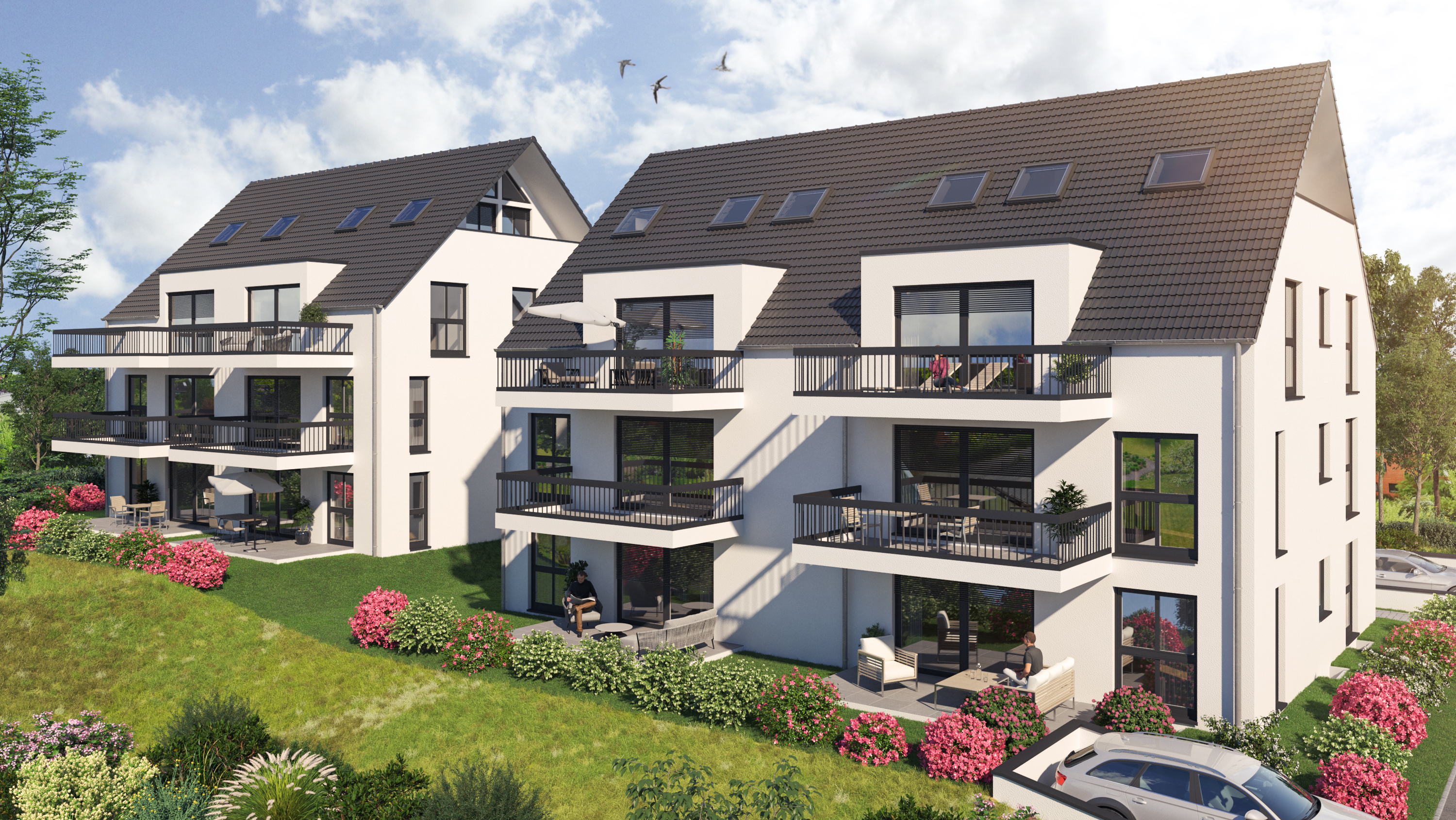 Neubauwohnungen in Fellbach-Oeffingen Ansicht 1